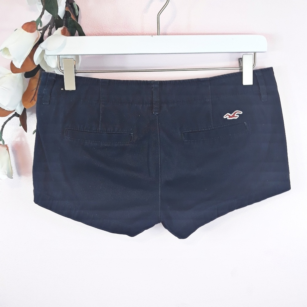 HOLLISTER Navy Blue Chino Short Shorts Size 1/25